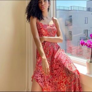 free people maxi dress! With slit